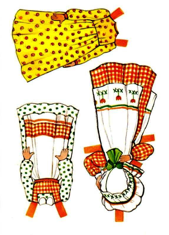 Poupées Papiers / Paper Dolls Col. The ginghams